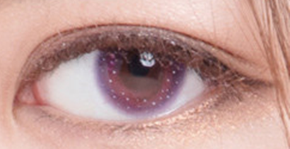 blue purple contact lenses (two pieces) YC21734