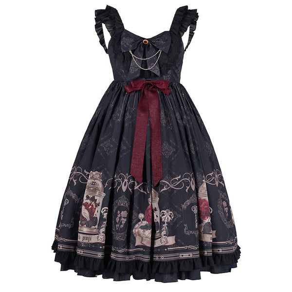 Dark Lolita jsk dress yc50237