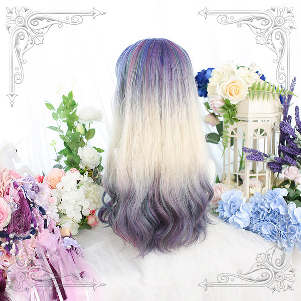 Lolita blue gradient wig Lolita blue gradient wig YC23998