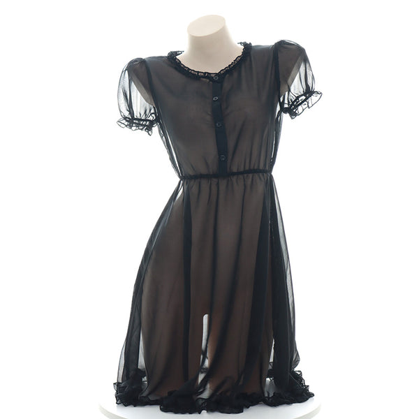 Sexy style translucent nightdress dress yc23373
