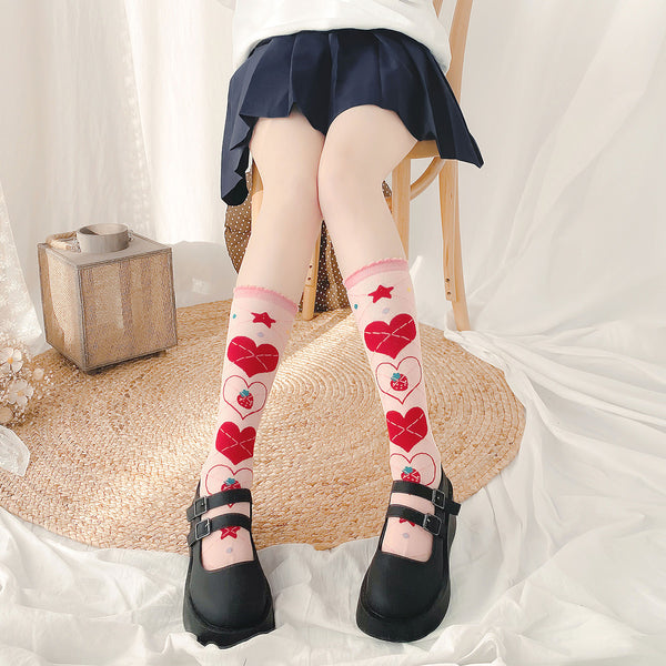 lolita cute strawberry socks YC24036