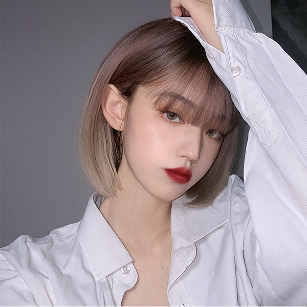 Korean brown short wig YC23877