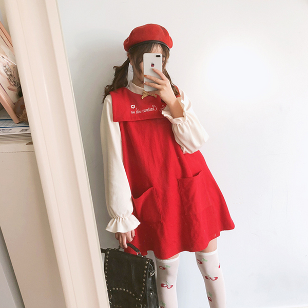 Christmas cute vest dress yc20739