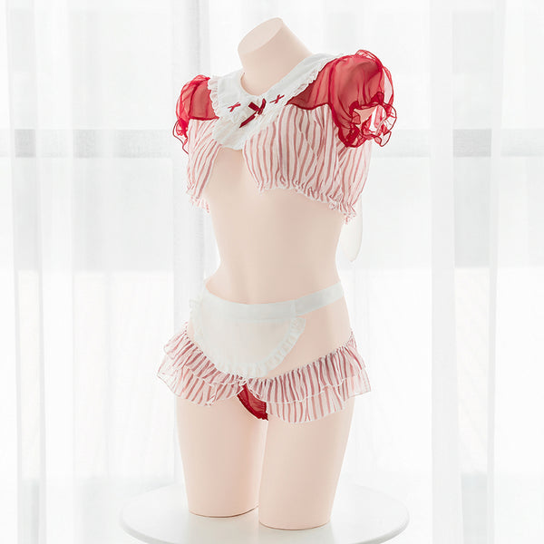 Sexy rabbit ears cute underwear set yc23641