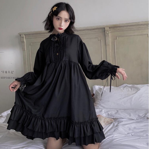 Retro dark dress yc22991