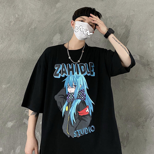 Fashion casual anime pattern T-shirt yc23175