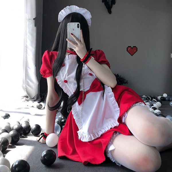 Sexy cosplay maid outfit YC23719