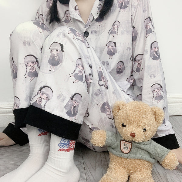 Fashion autumn/winter pajamas set yc23653