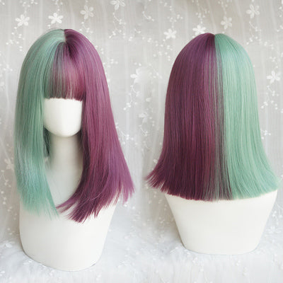 Lolita colorblock wigs yc20641