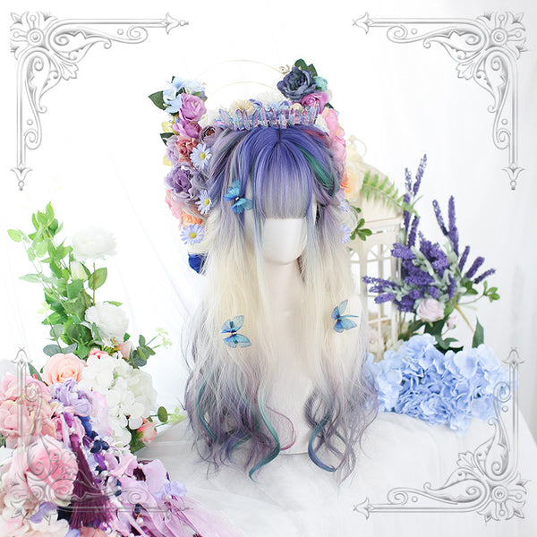 Lolita blue gradient wig Lolita blue gradient wig YC23998