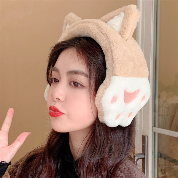 Cute cat warm earmuffs yc50202