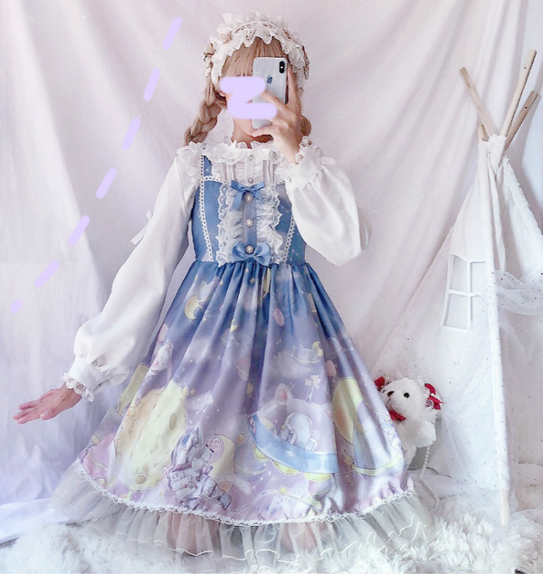 Lolita cat gradient jsk dress yc22783