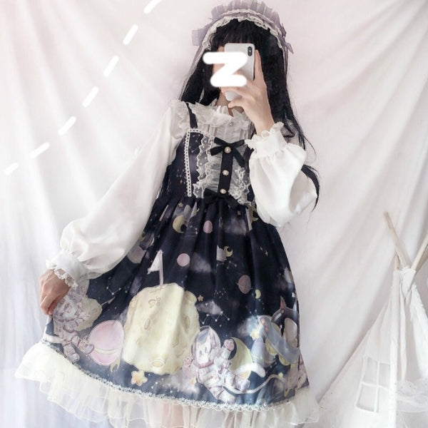 Lolita cat gradient jsk dress yc22783