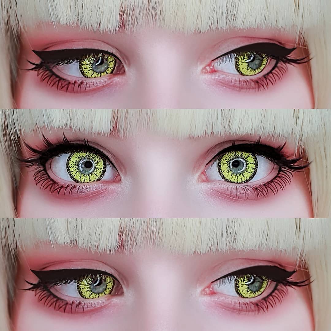 Odd Socks Cosplay - Kitsune girl makeup I did 🦊 ❤️ 💫 Lenses