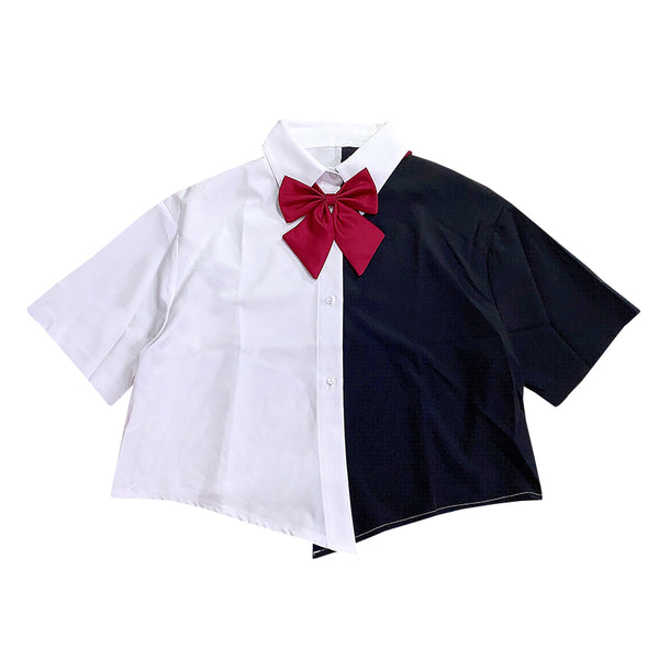 Fashion cool black white shirt yc23065