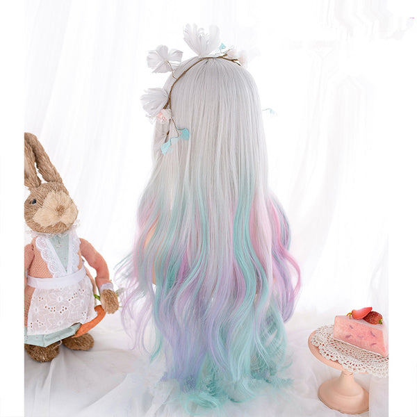 Harajuku mixed color cute wig yc23066