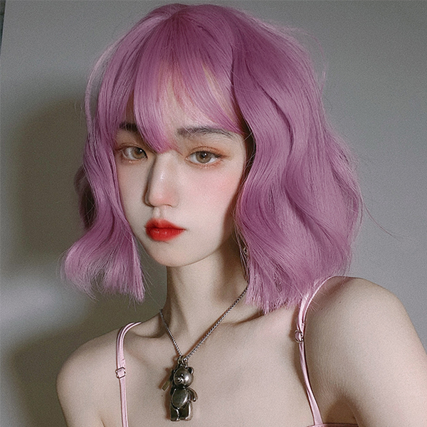 lolita purple short wig YC23878