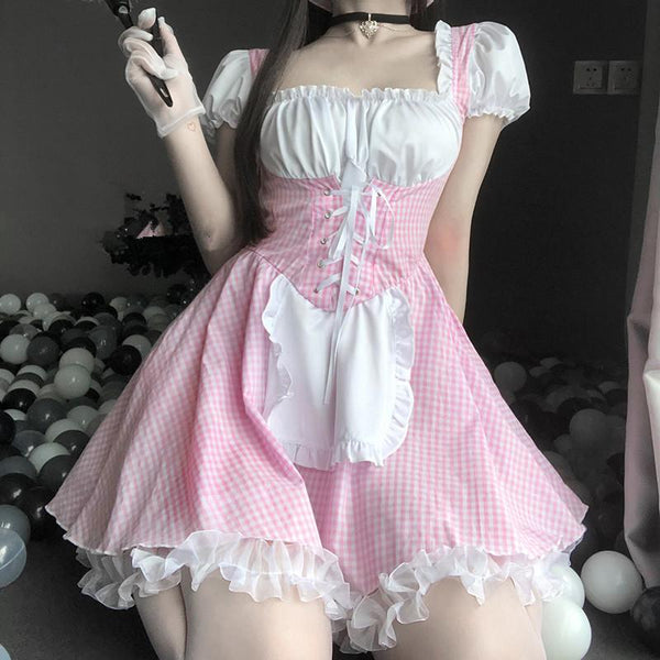 Sexy cute cos maid outfit YC23720