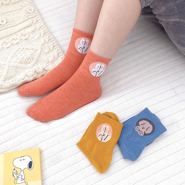 Harajuku style cute cartoon socks yc23268