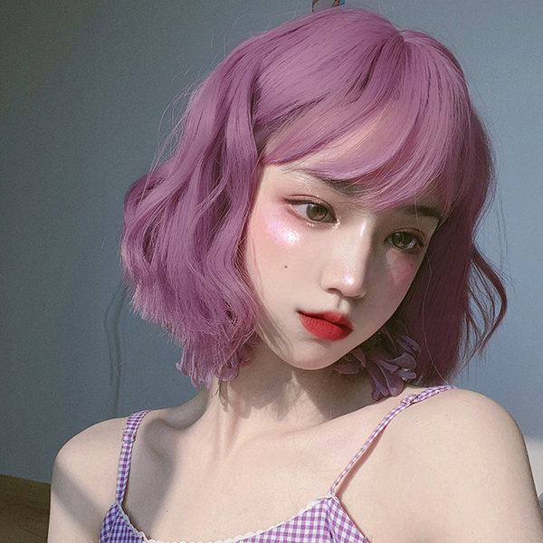 lolita purple short wig YC23878