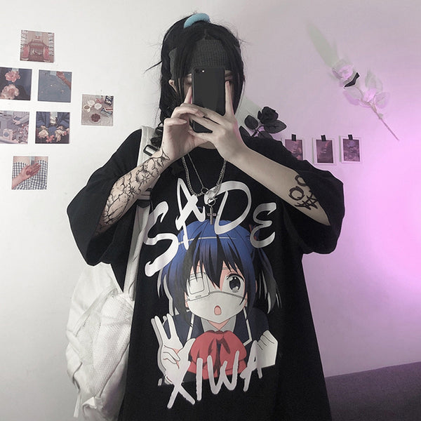 Harajuku fashion anime cos casual T-shirt yc23176