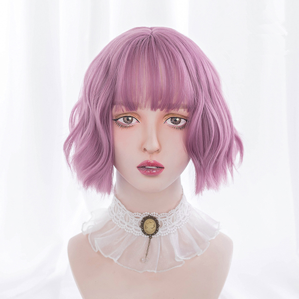 lolita purple short wig YC23878