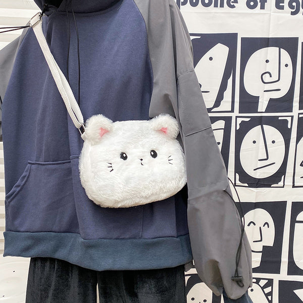 Japanese style cute cat crossbody bag yc23216