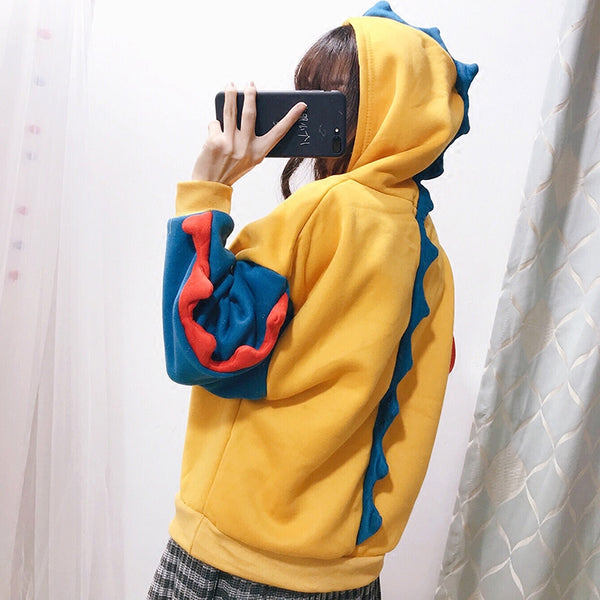 Cute dinosaur hooded sweater yc20928