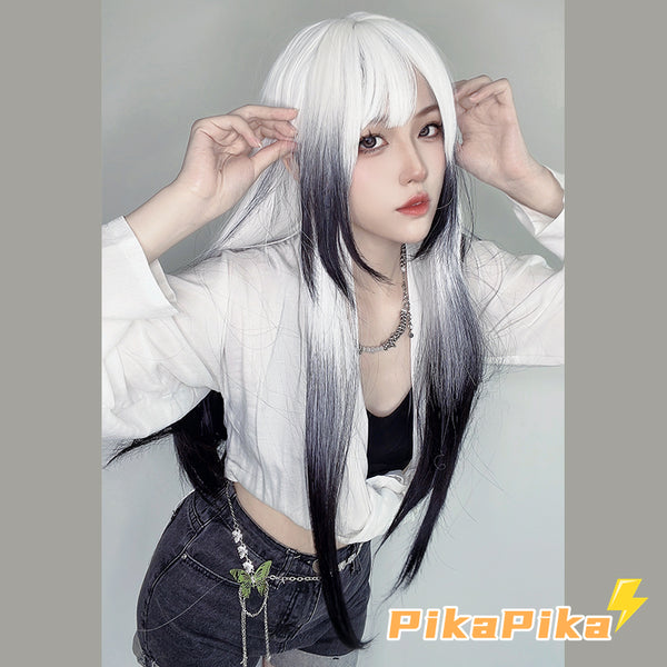Gothic girl white wig yc24768