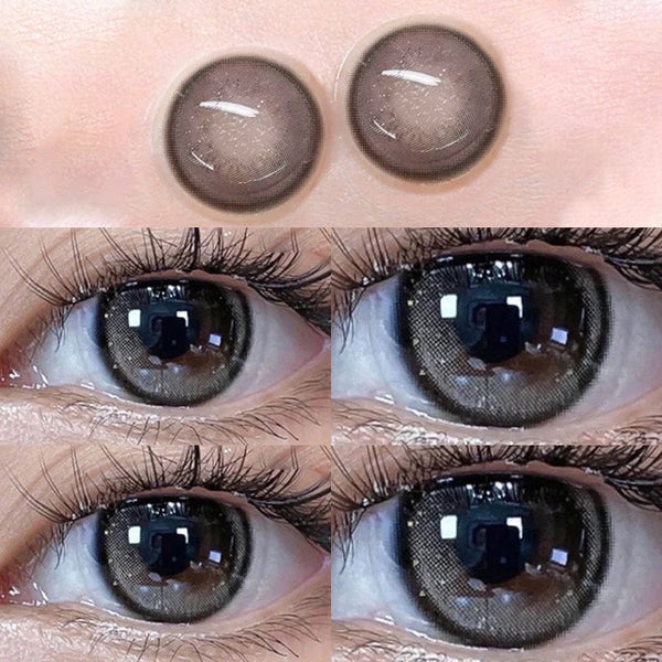 black colored contact lenses(TWO PIECES) yc24691