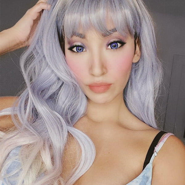 Lolita air bangs gradient wig   YC21357