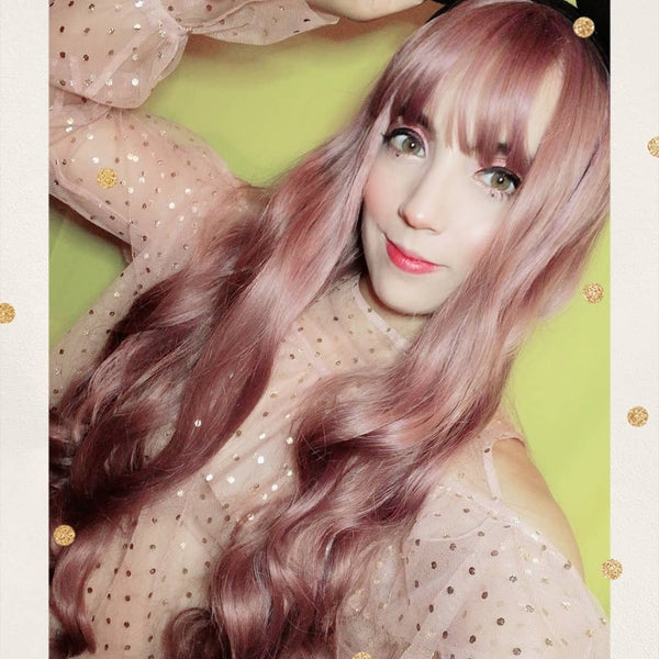 Lolita cos long curly hair wig yc20504