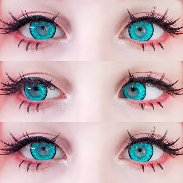 Light blue contact lens   (TWO PIECE)   YC21311