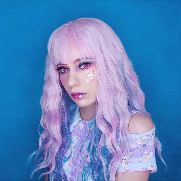 Lolita Dream Unicorn Mixed Color Wig YC21638