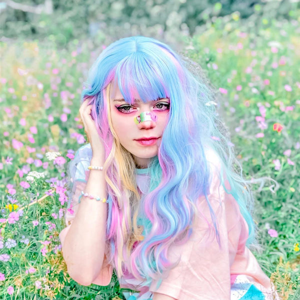 Lolita Harajuku Rainbow Wig yc20942