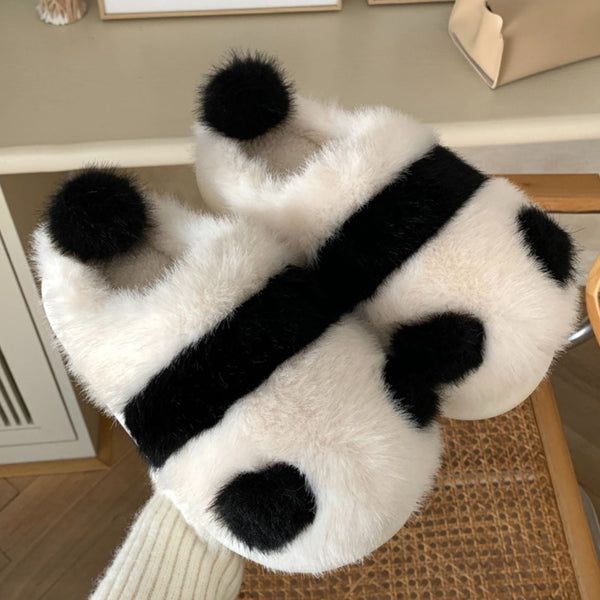 Soft cute panda slippers yc24780