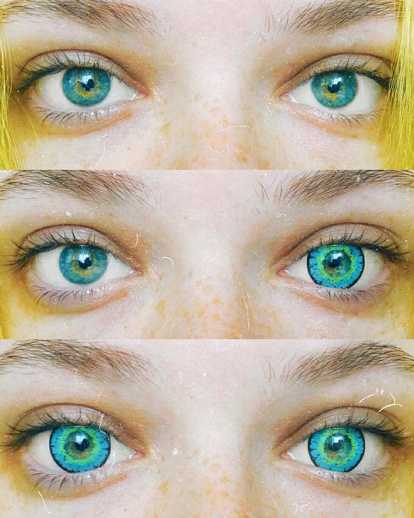 Green Contact Lens (TWO PIECE)   YC21307
