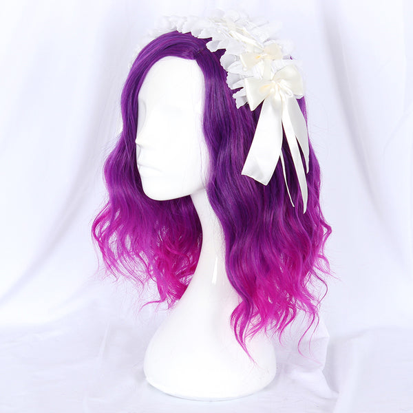 Lolita purple red wig  YC24017