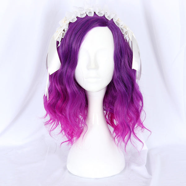 Lolita purple red wig  YC24017