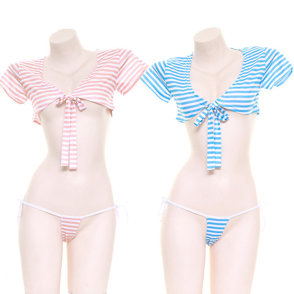 Sexy bikini striped set yc23100