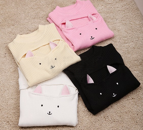 Cute Sexy Cat Knit Sweater yc20798