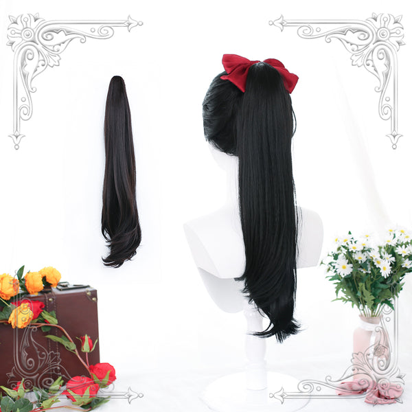 Fashion single ponytail one piece wig yc23474