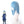 Load image into Gallery viewer, Rimuru cosplay blue wigs yc20848
