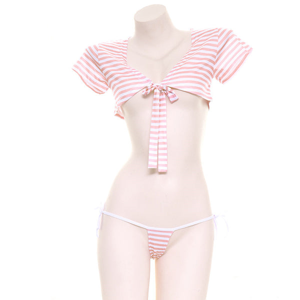 Sexy bikini striped set yc23100