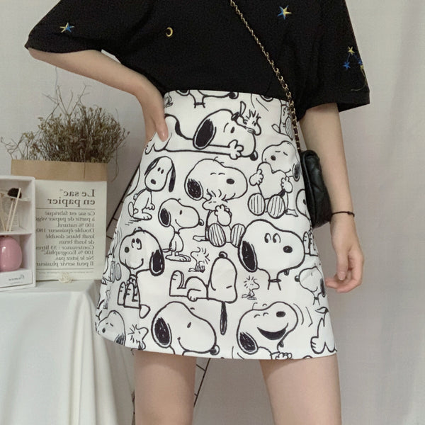 Fashion Snoopy doodle skirt yc23586