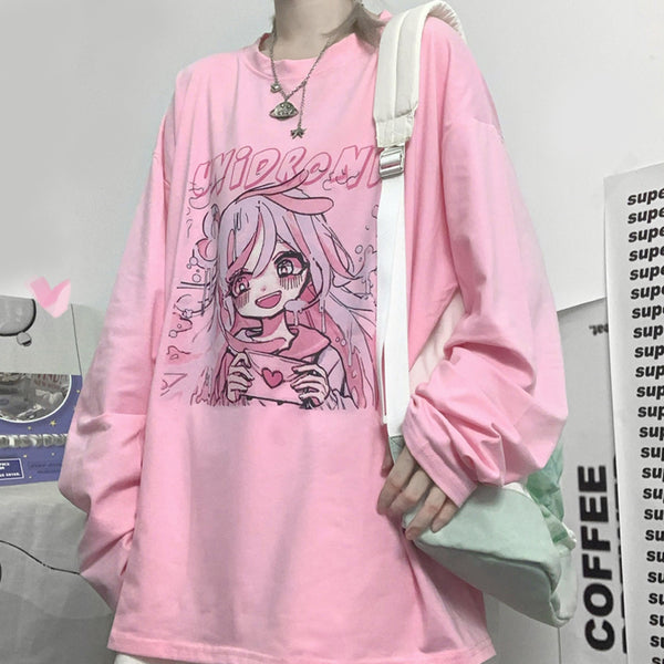 Anime Long Sleeve T-shirt yc23761