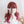 Load image into Gallery viewer, lolita red pink curly wig yc23833
