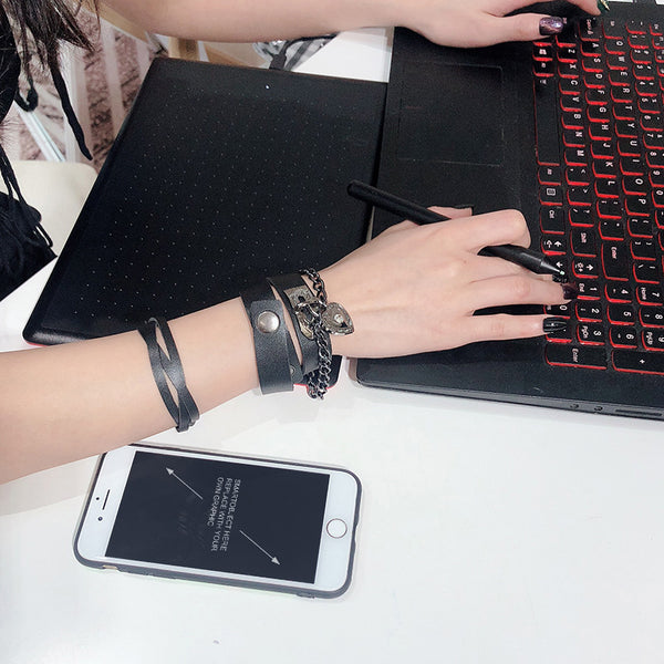 Dark Punk Hip Hop Bracelet yc22844