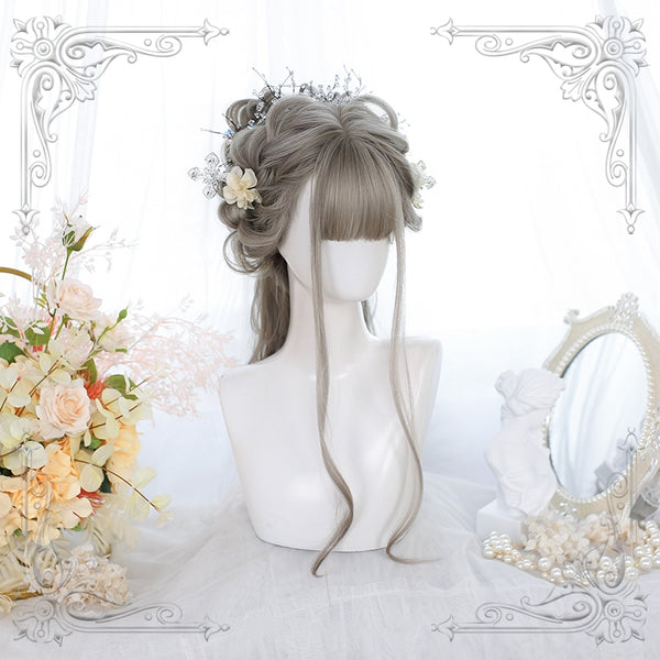 Lolita natural gray wig yc23801