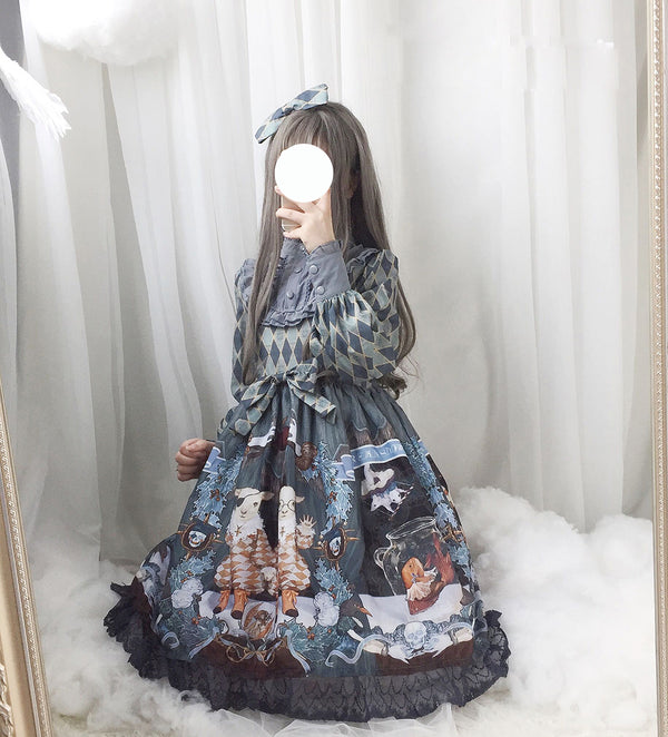Lolita gothic cosply costume yc20676